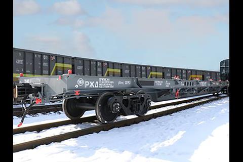 United Wagon Co has begun delivering 84 Type 13-6903 flat wagons to Rhenus Logistics.